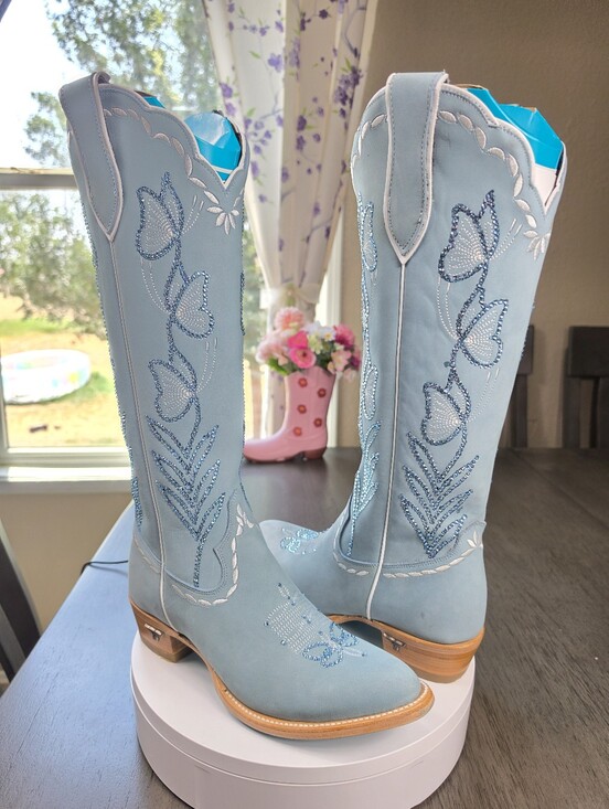 Lane boots Shoes - New LANE Sweet Memories Cowgirl Boots With SWAROVSKI CRYSTALS 7.5